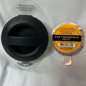 Bath and Body Works Car Fragrance Holder and Refill
